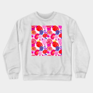 Rose pattern Crewneck Sweatshirt